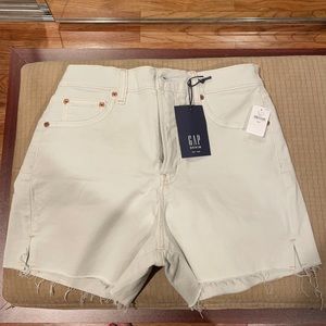 GAP High Waisted 4" Denim Shorts